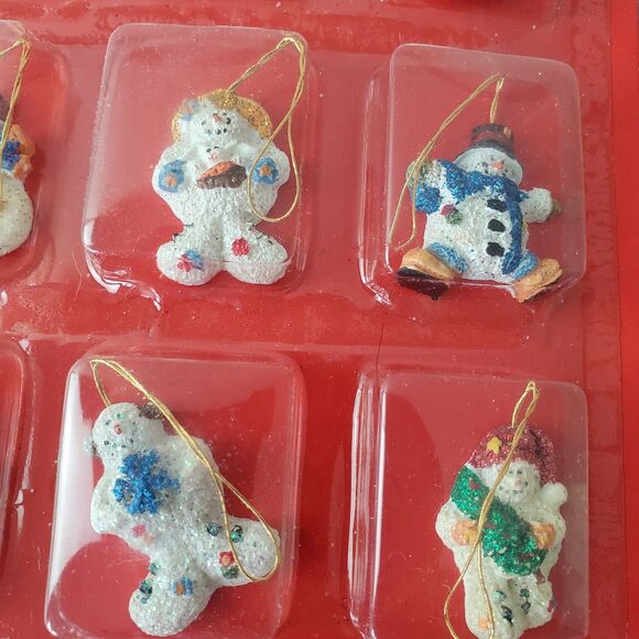 Vintage New Old Stock Mini Christmas Tree Ornaments CVS Merry Brite Best Value - Picture 12 of 13